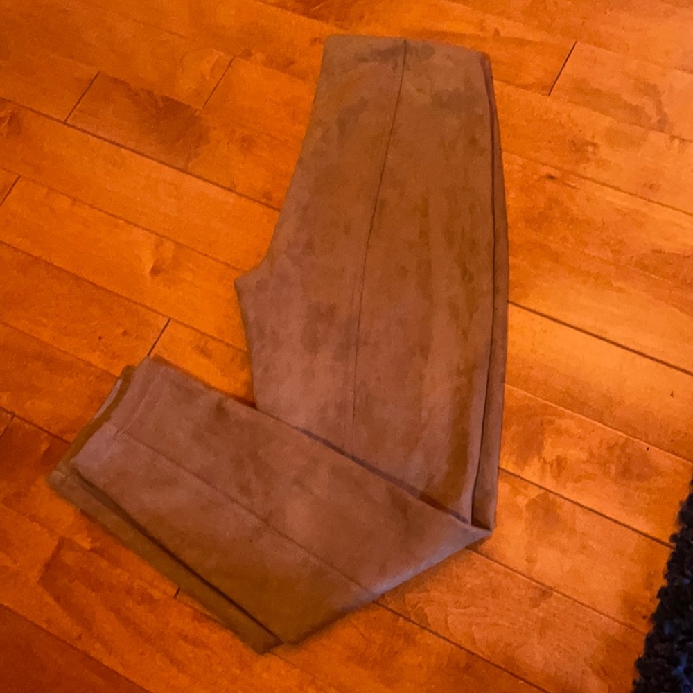 Suede skinny ankle slacks - ivanka trump